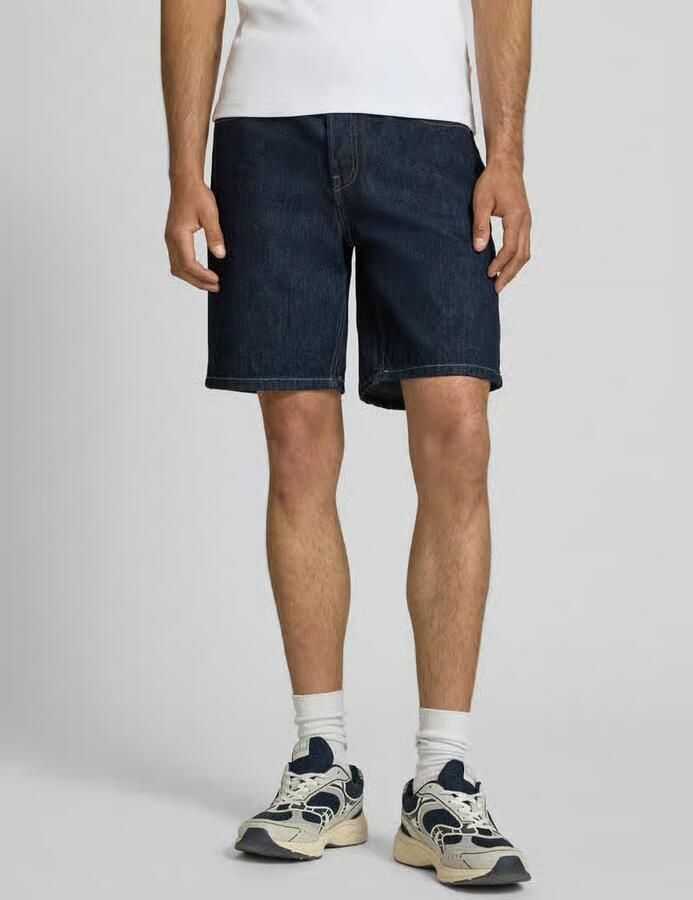 ONLY & SONS ONSEDGE straight regular waist short dark blue denim - Foto 5