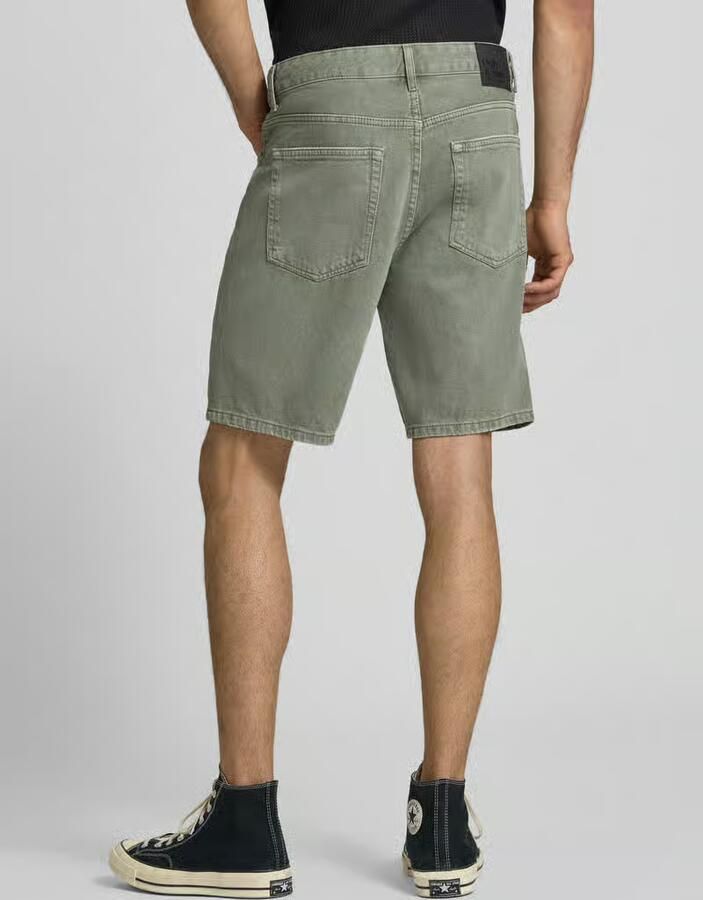 ONLY & SONS Onsedge Green 7979 Tai Dnm Shorts Noos denim straight regular waist short groen - Foto 6