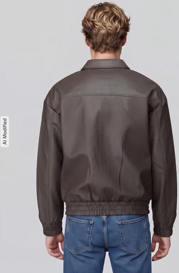 Only & Sons Regular fit kunstleren jack model 'REX' - Foto 2