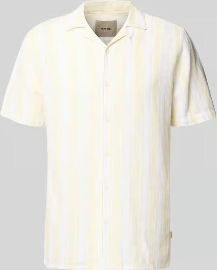 Only & Sons regular fit linnen overhemd van mix van katoen en linnen model 'CAIDEN' - Foto 2