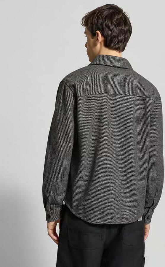 Only & Sons Regular fit overhemdjack met streepmotief model 'MICAH'