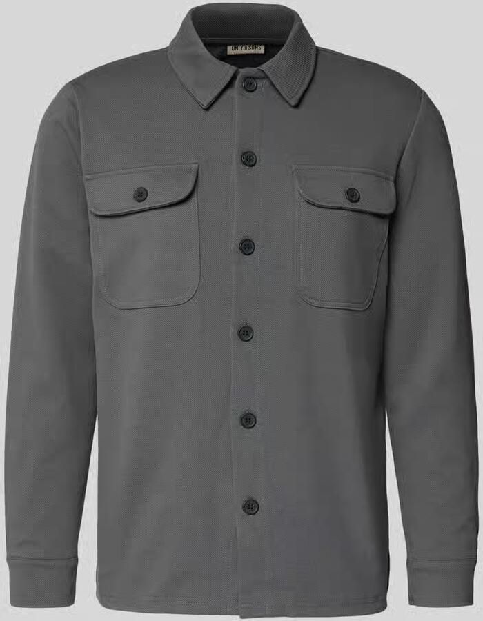 Only & Sons Regular fit overhemdjack met viscose Model 'NEWKODYL' - Foto 5