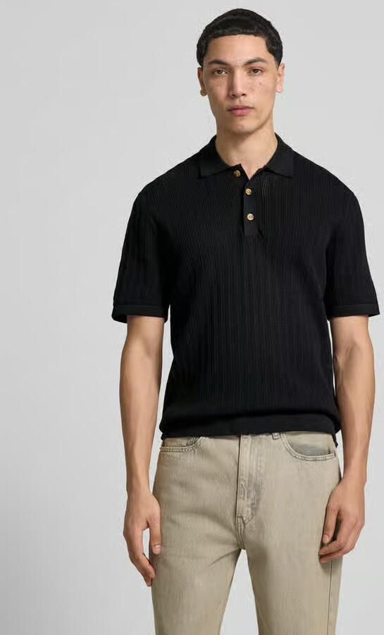 Only & Sons regular fit poloshirt van katoenmix model 'MOON' - Foto 5