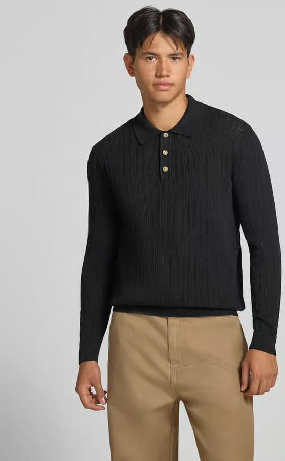 Only & Sons regular fit poloshirt van katoenmix model 'MOON' - Foto 3