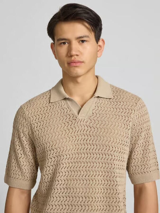 Only & Sons regular fit poloshirt van katoenmix model 'NYLE'