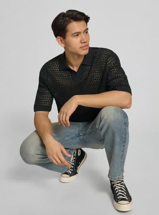 Only & Sons regular fit poloshirt van katoenmix model 'NYLE'
