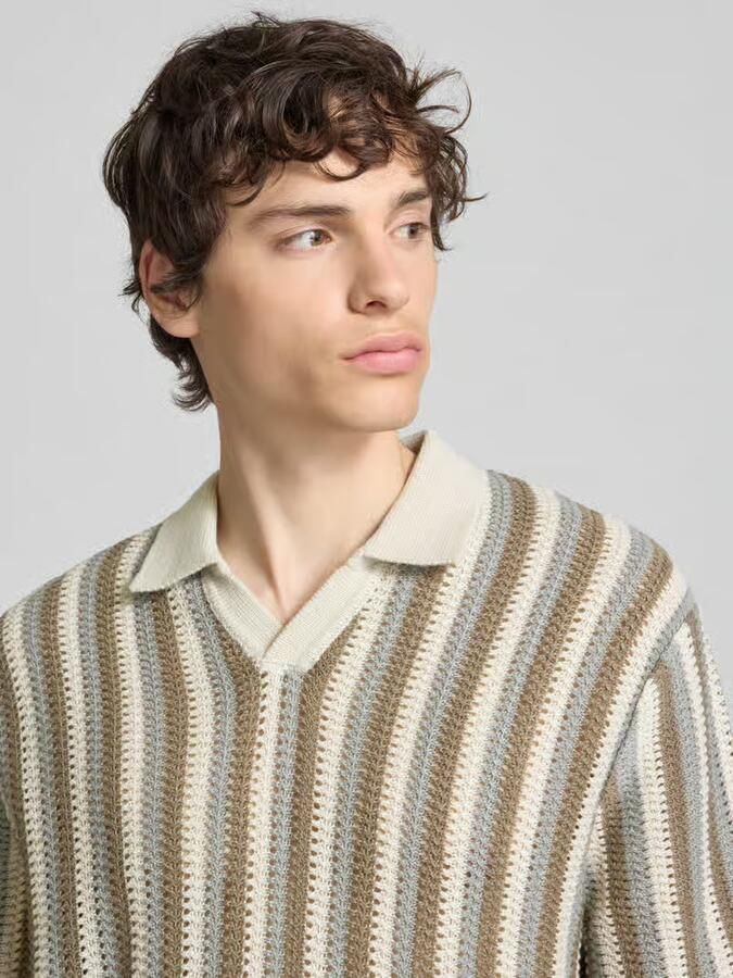 Only & Sons regular fit poloshirt van katoenmix model 'THUE'