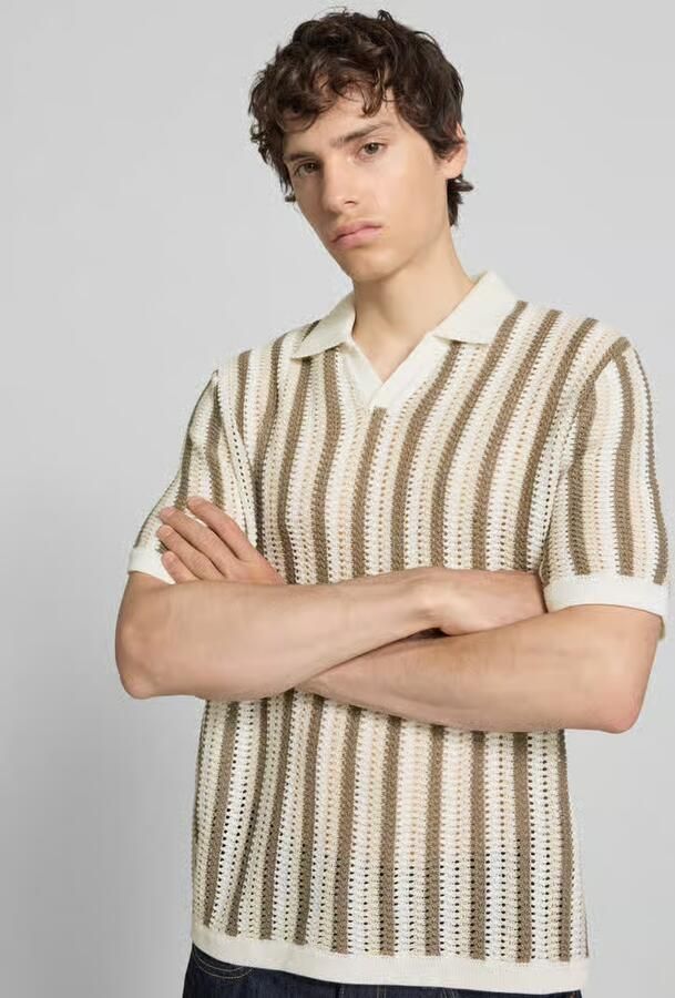 Only & Sons regular fit poloshirt van katoenmix model 'THUE'