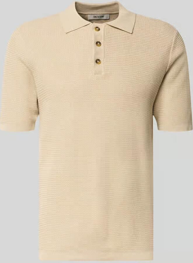 Only & Sons Regular fit poloshirt van puur katoen model 'ERIC'