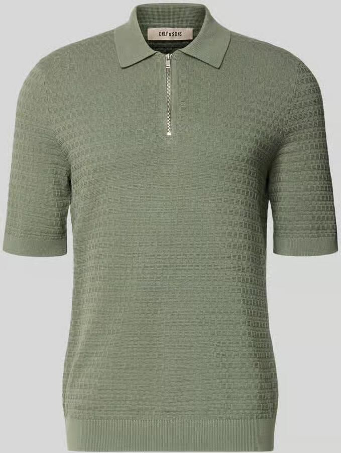 Only & Sons regular fit poloshirt van puur katoen model 'MENU' - Foto 2