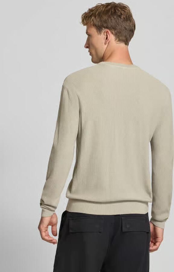 ONLY & SONS Trui met ronde hals ONSTONY DS 12 LS WAFFLE CREW KNIT