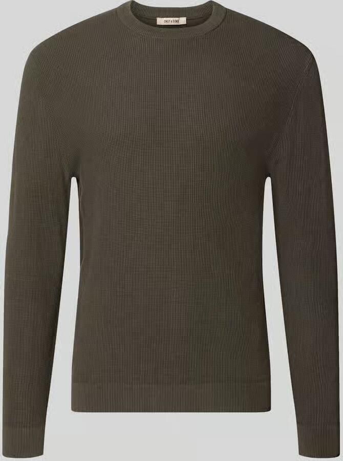 Only & Sons Regular fit pullover van pure katoen model 'TONY' - Foto 2