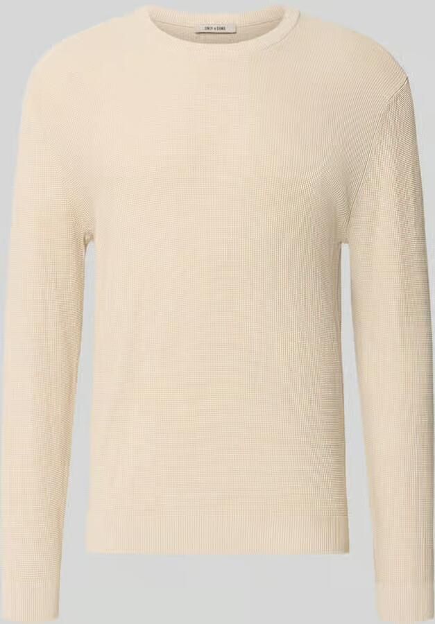 Only & Sons Regular fit pullover van pure katoen model 'TONY' - Foto 2