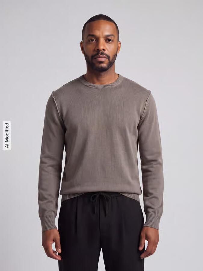 Only & Sons Regular fit pullover van puur katoen - Foto 3