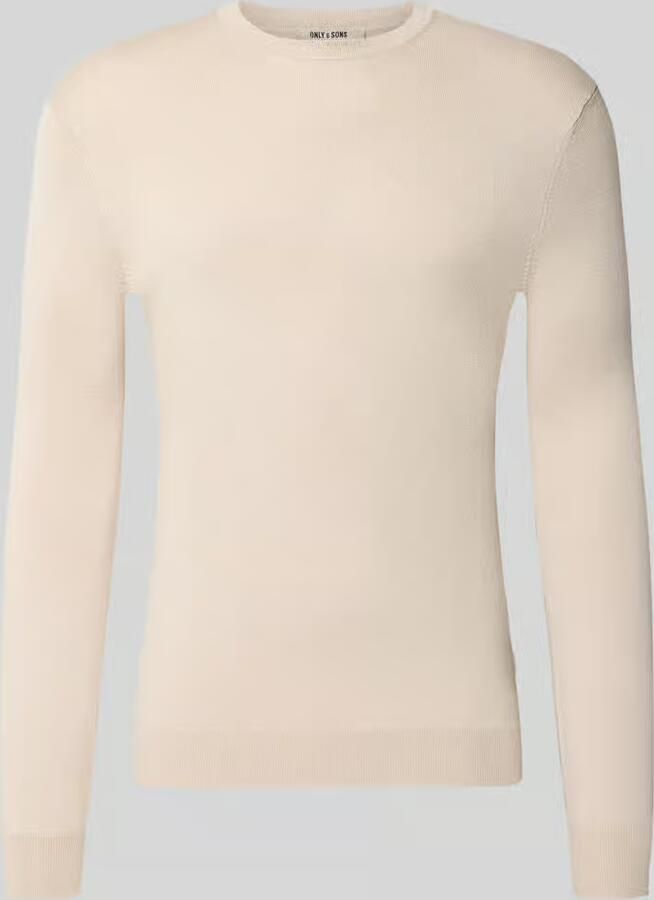 Only & Sons Regular fit gebreide pullover van viscosemix model 'WYLER' - Foto 4