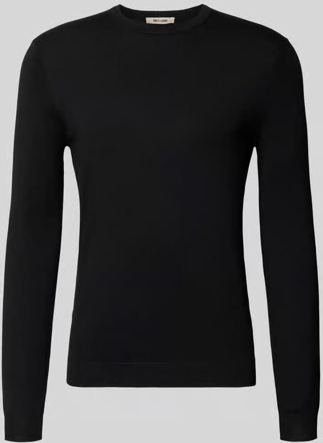 Only & Sons Regular fit gebreide pullover van viscosemix model 'WYLER'