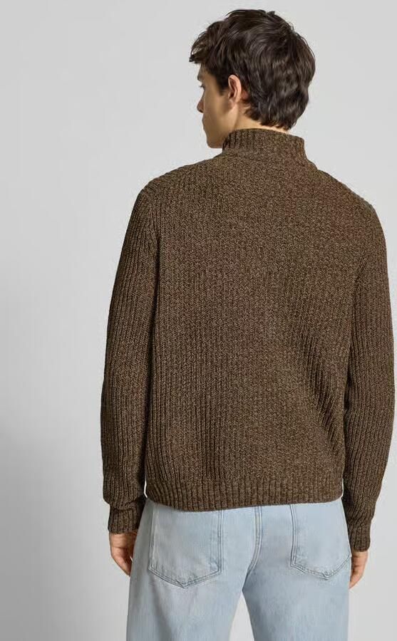 Only & Sons Regular fit schipperstrui met korte ritssluiting model 'JOIN' - Foto 2