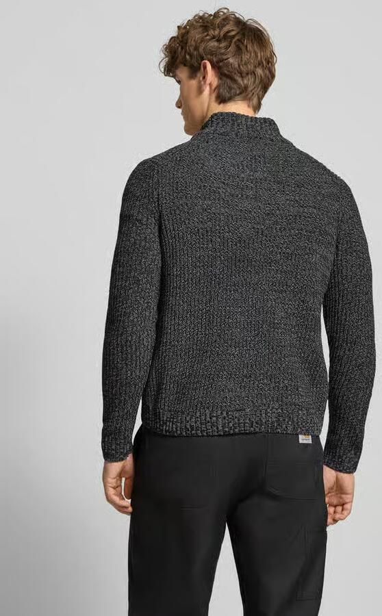 Only & Sons Regular fit schipperstrui met korte ritssluiting model 'JOIN'