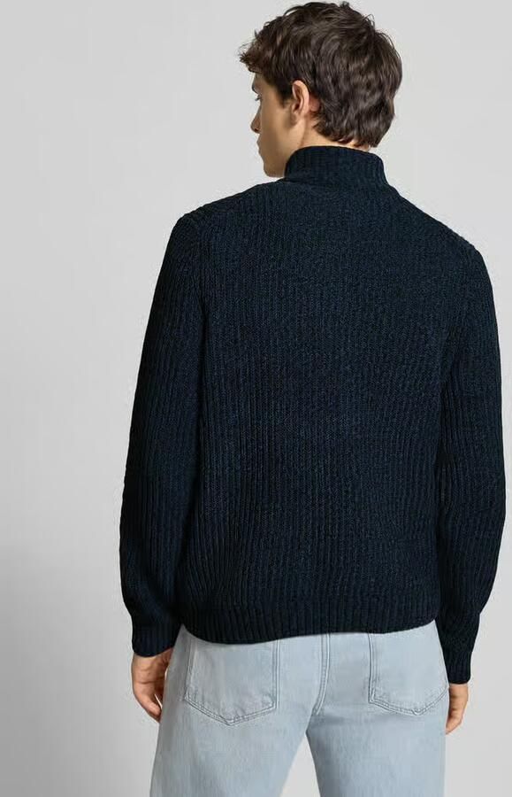 Only & Sons Regular fit schipperstrui met korte ritssluiting model 'JOIN' - Foto 3
