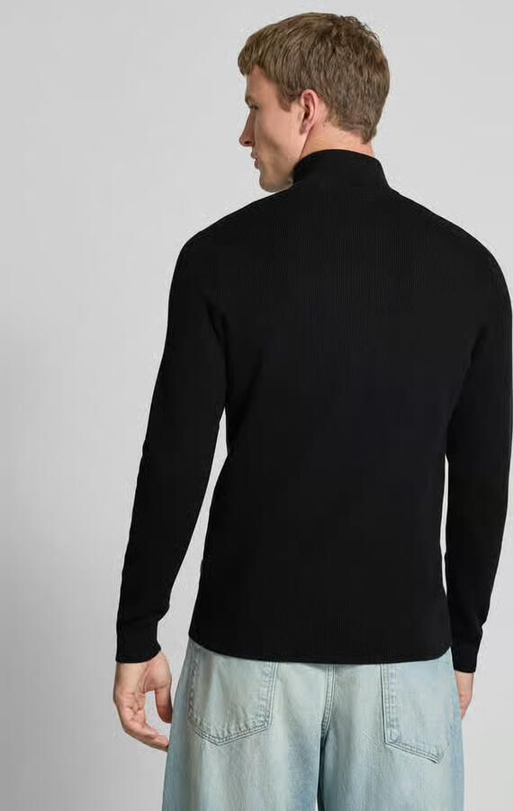 Only & Sons Regular fit gebreide pullover met opstaande kraag model 'PHIL' - Foto 4