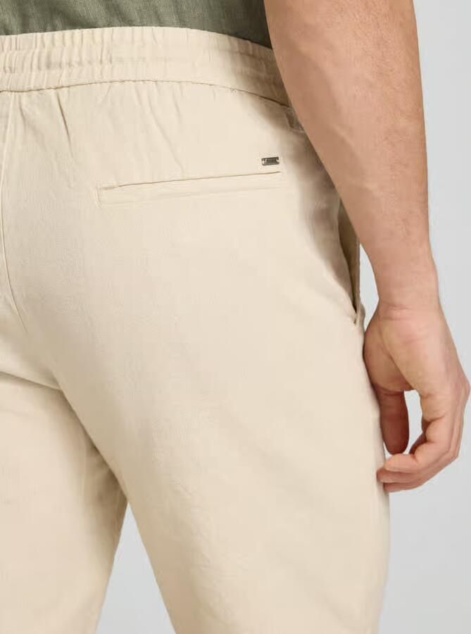 Only & Sons regular fit short van mix van katoen en linnen model 'LINUS'