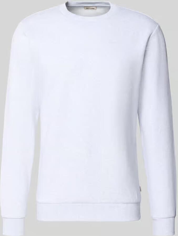 Only & Sons Regular fit sweatshirt van katoenmix model 'CERES' - Foto 2