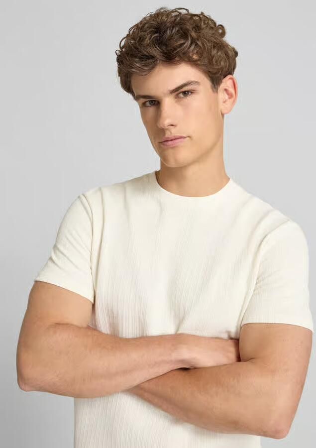 Only & Sons regular fit T-shirt met viscose model 'TREY' - Foto 3