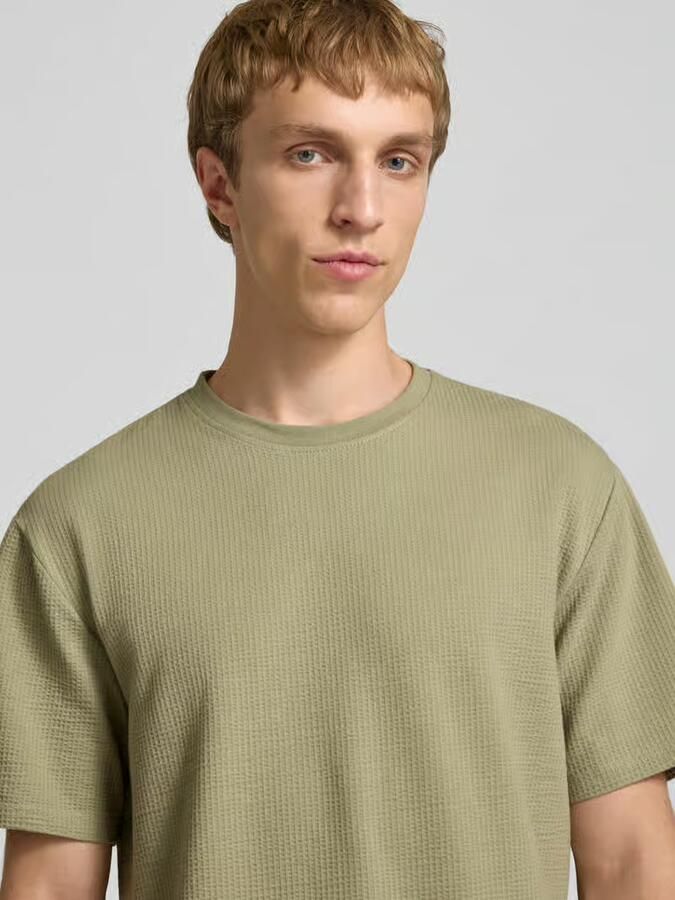 ONLY & SONS Shirt met ronde hals ONSKIAN LIFE REG SEERSUCKER SS TEE NOOS - Foto 8