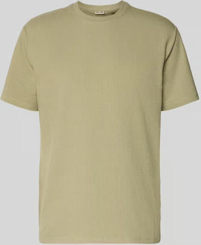 ONLY & SONS Shirt met ronde hals ONSKIAN LIFE REG SEERSUCKER SS TEE NOOS - Foto 10