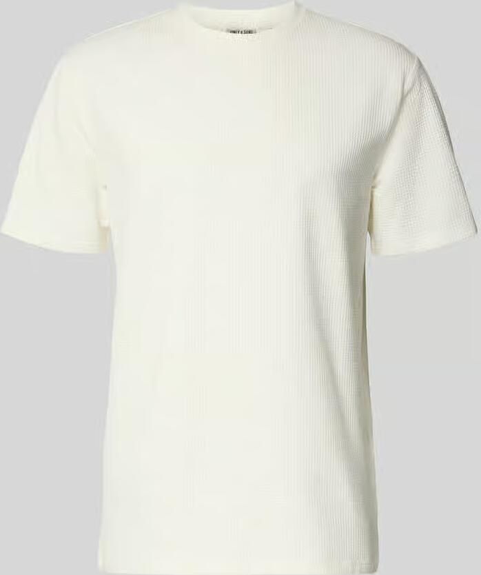 ONLY & SONS Shirt met ronde hals ONSKIAN LIFE REG SEERSUCKER SS TEE NOOS - Foto 9