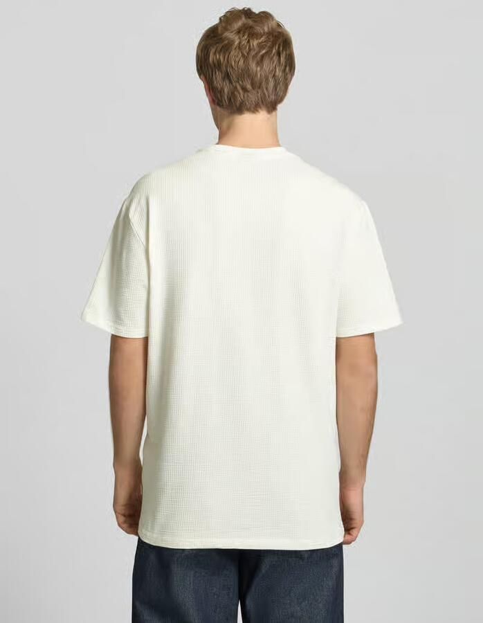 ONLY & SONS Shirt met ronde hals ONSKIAN LIFE REG SEERSUCKER SS TEE NOOS