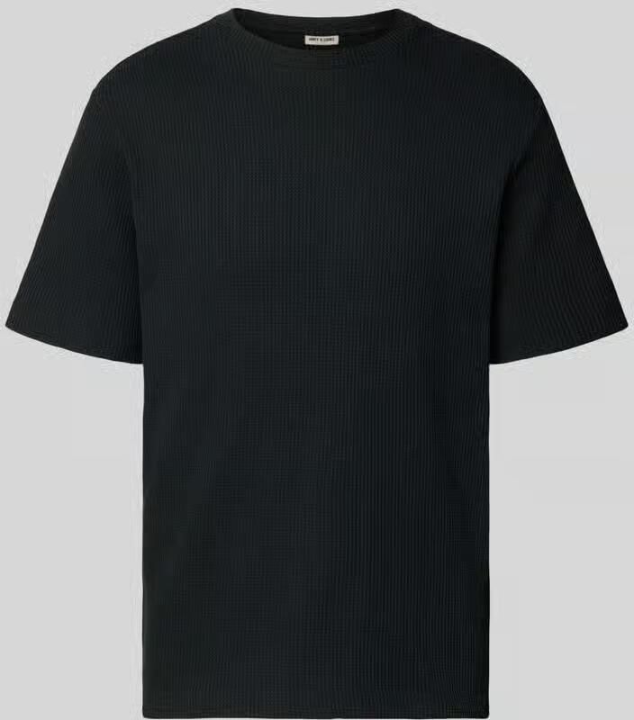 Only & Sons regular fit T-shirt van katoenmix model 'TOBIE' - Foto 2