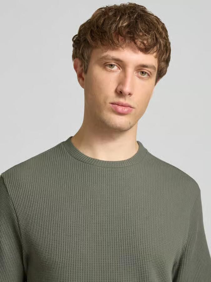 Only & Sons regular fit T-shirt van katoenmix model 'TOBIE'
