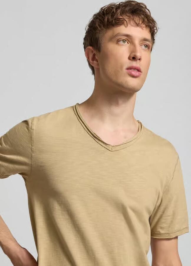 Only & Sons Regular fit T-shirt van puur katoen Model 'BENNE LONGY' - Foto 2