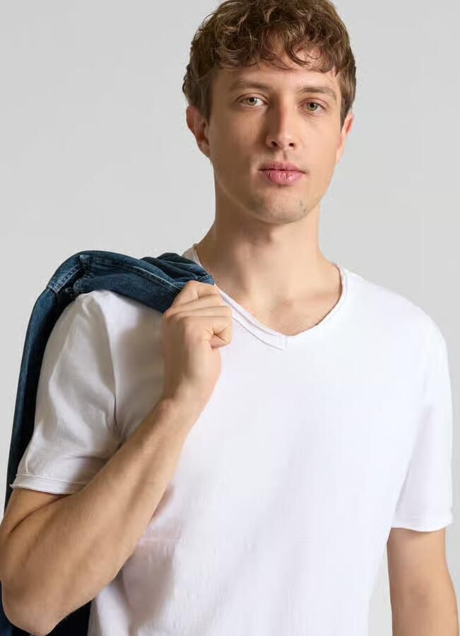 Only & Sons Regular fit T-shirt van puur katoen Model 'BENNE LONGY' - Foto 2