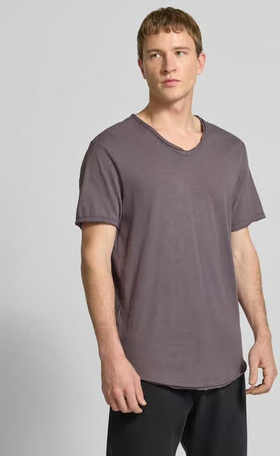 Only & Sons Regular fit T-shirt van puur katoen Model 'BENNE LONGY' - Foto 4