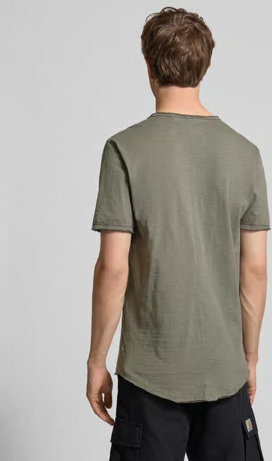 Only & Sons Regular fit T-shirt van puur katoen Model 'BENNE LONGY' - Foto 3