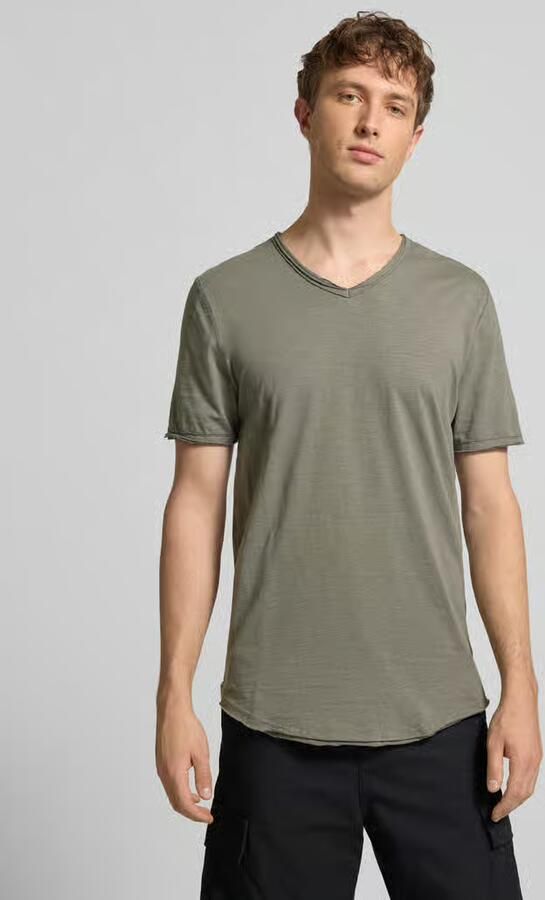 Only & Sons Regular fit T-shirt van puur katoen Model 'BENNE LONGY' - Foto 2