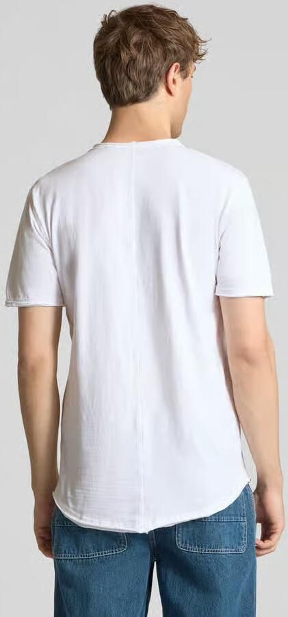 Only & Sons Regular fit T-shirt van puur katoen Model 'BENNE LONGY' - Foto 4
