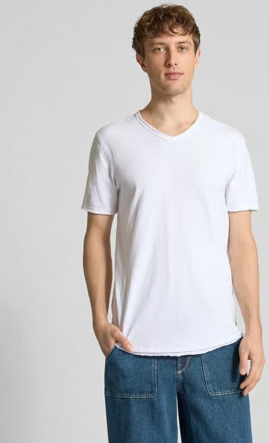 Only & Sons Regular fit T-shirt van puur katoen Model 'BENNE LONGY' - Foto 3