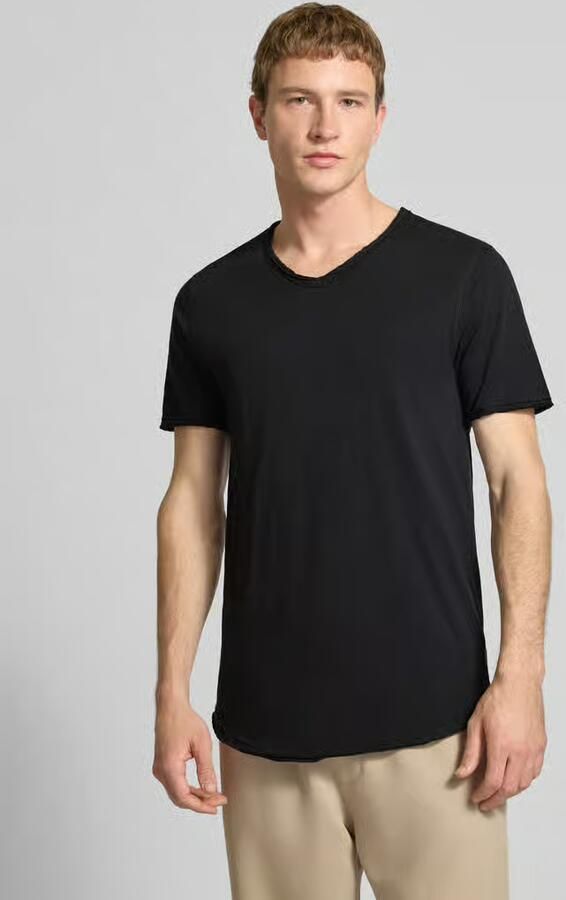 Only & Sons Regular fit T-shirt van puur katoen Model 'BENNE LONGY' - Foto 3