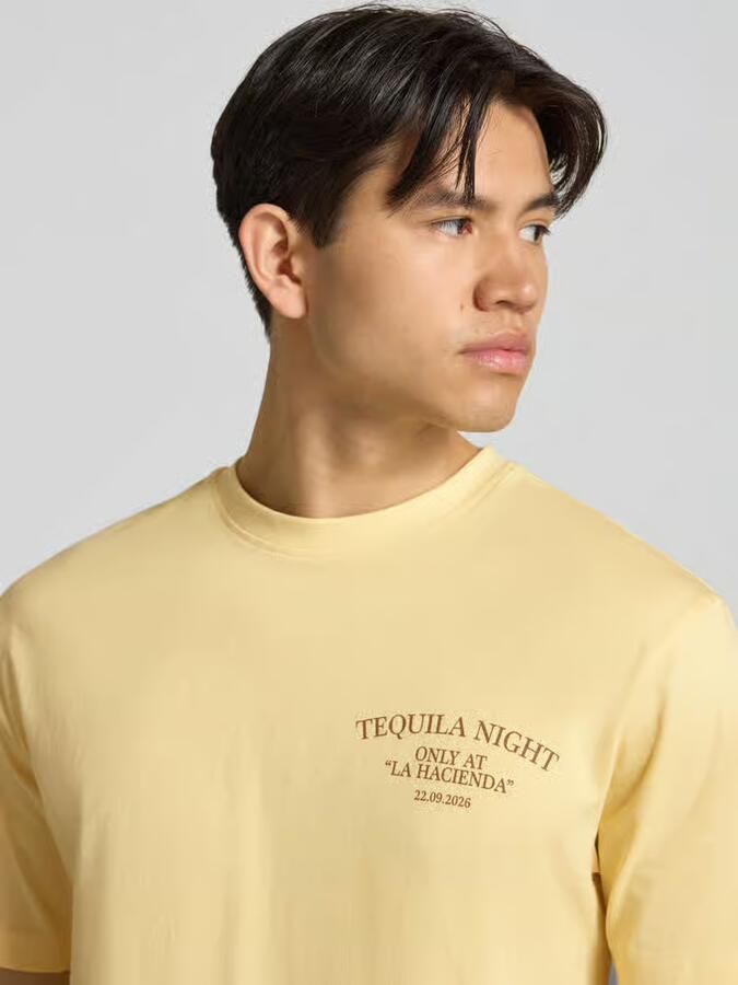 Only & Sons regular fit T-shirt van puur katoen model 'FRED' - Foto 2
