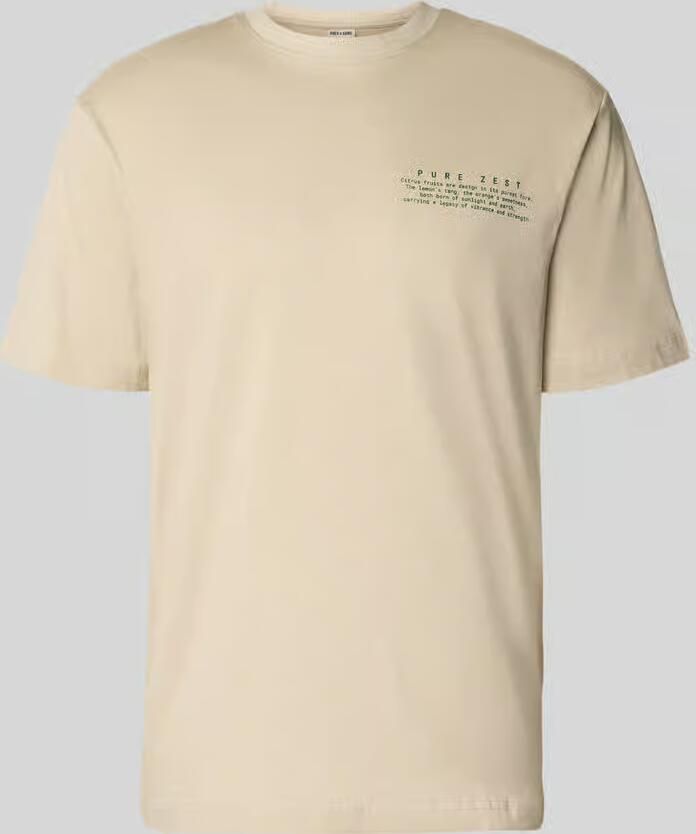 Only & Sons regular fit T-shirt van puur katoen model 'FRED' - Foto 2