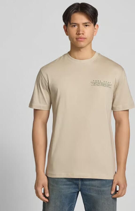 Only & Sons regular fit T-shirt van puur katoen model 'FRED' - Foto 2