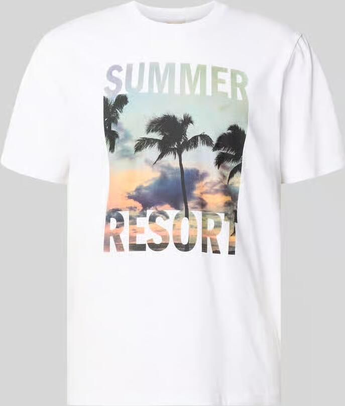 Only & Sons regular fit T-shirt van puur katoen model 'MAGDY LIFE' - Foto 2
