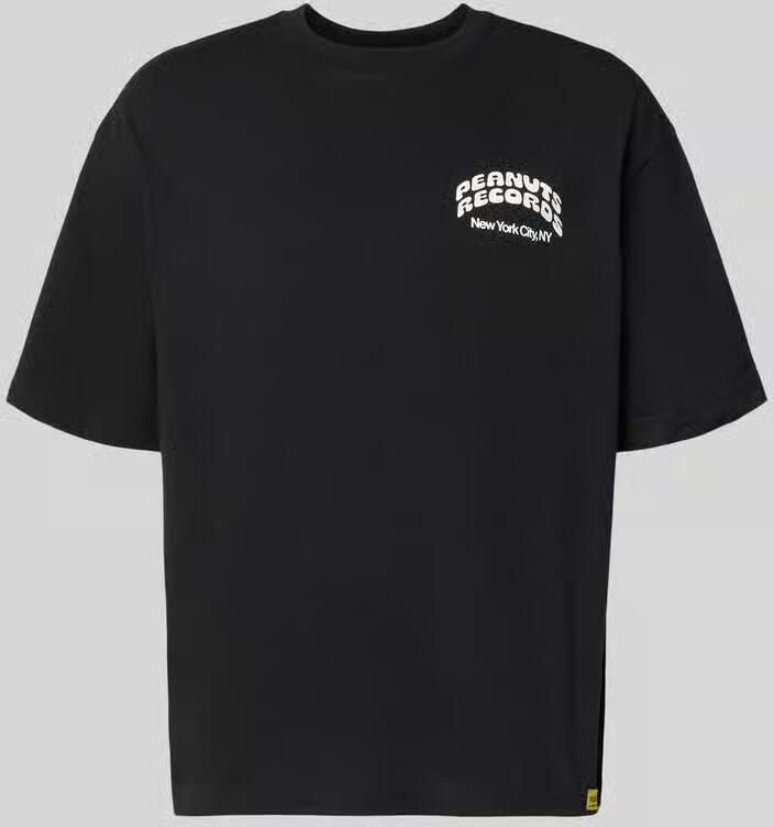 Only & Sons Regular fit T-shirt van puur katoen Model 'PEANUTS' - Foto 2
