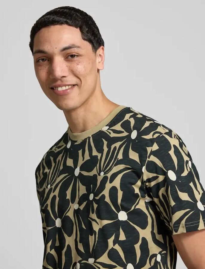 Only & Sons regular fit T-shirt van puur katoen model 'PERRY' - Foto 3