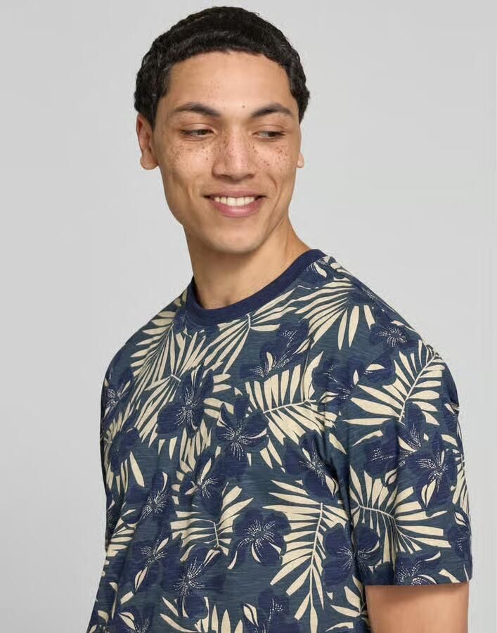 Only & Sons regular fit T-shirt van puur katoen model 'PERRY' - Foto 3