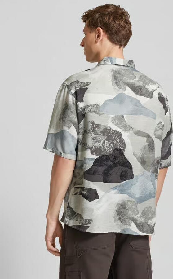 Only & Sons Regular fit vrijetijdsoverhemd met all-over motief model 'BUD'