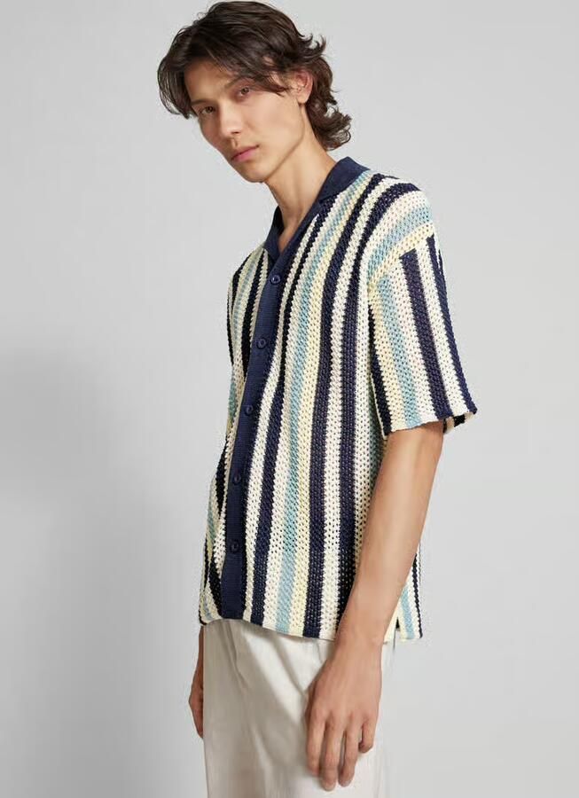 Only & Sons Regular fit vrijetijdsoverhemd met reverskraag model 'ELIOT' - Foto 2